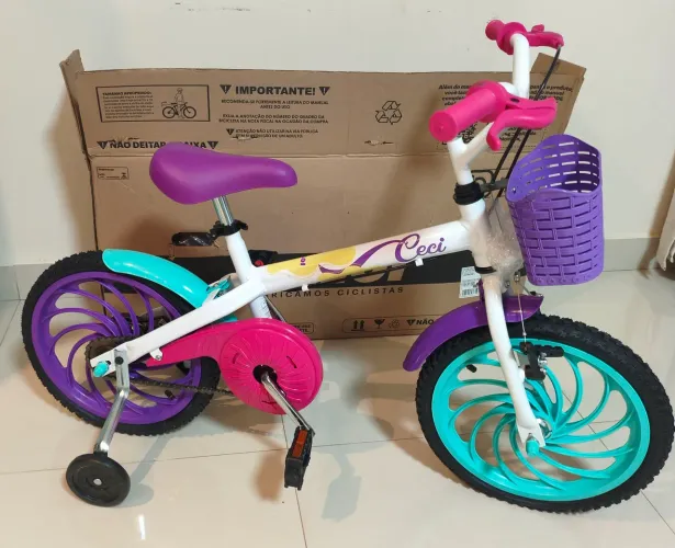 Bicicleta Infantil aro 16 Caloi Ceci - Nova na caixa