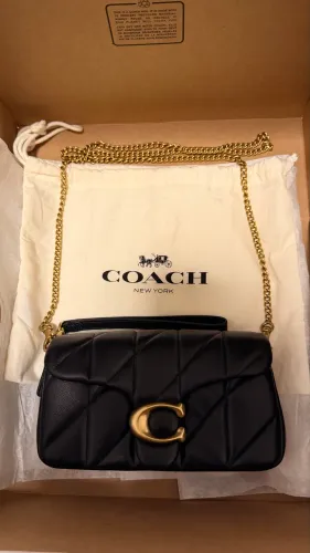 Coach Tabby Chain crossbody quilting