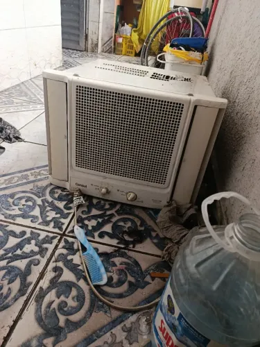 Ar condicionado Consul 10 pts o defeito e a Elice que quebrou ventilador mais tá funcionan