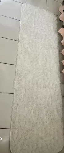 Tapete Passadeira 2,00 x 0,60 Corredor Quarto Sala Beira de Cama Felpudo Peludo