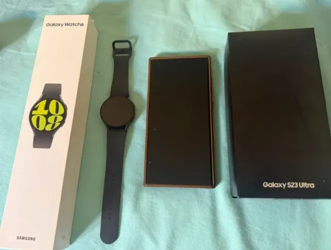 Samsung Galaxy S23 Ultra 5G 256GB + Galaxy Watch6 | Excelente Estado!