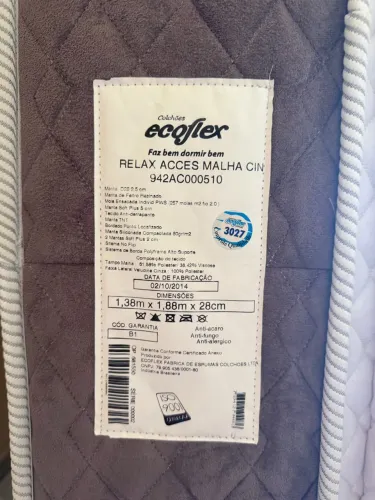 Colchão Casal Ecoflex