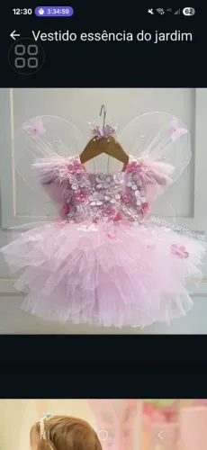 Vestido de festa de 1 ano