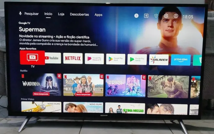 Manaus Smart TV 43 TCL SEMP 43S6500FS Full HD Android Wi?Fi Completa