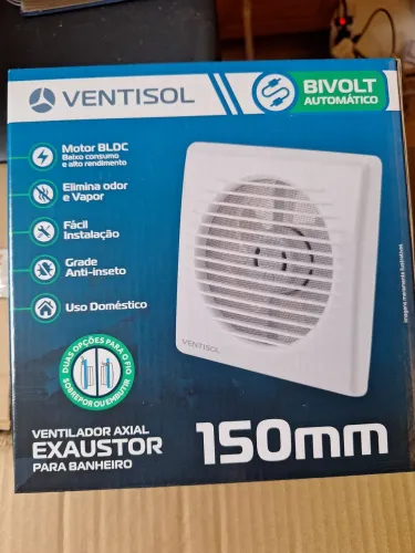 EXAUSTOR - Ventisol 150mm Novo Lacrado