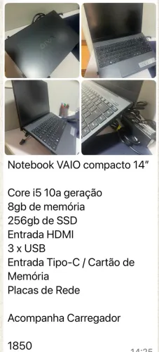Notebook Vaio