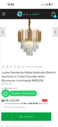 Lustre pendente