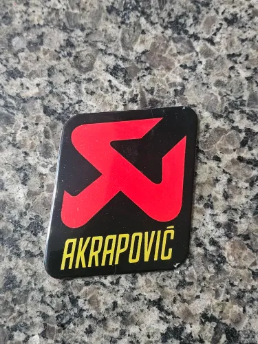 Adesivo Akrapovic alta temperatura
