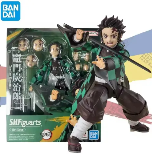 Tanjiro Kamado - Demon Slayer - S.H.Figuarts Bandai - NOVO<br>