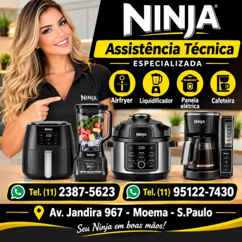 Assistência Técnica Ninja - (11) 2387-5623 - Moema - São Paulo