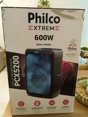 CAIXA NOVA NA CAIXA LACRADA! de som amplificada FHILCO EXTREME 600W de potência