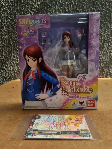 Action Figure S.H.Figuarts Ran Shibuki Winter Uniform Ver. Bandai Aikatsu! (Com BRINDE)