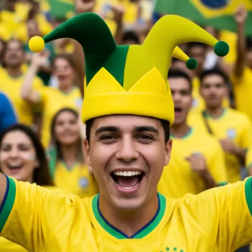 Chapéu Bobo da Corte Brasil Espuma Verde Amarelo Torcedor Copa Festa ENVIO RAPIDO