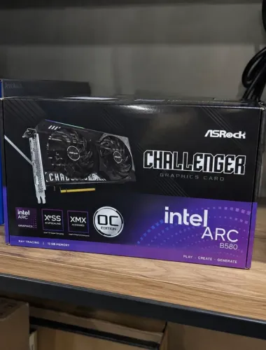 NOVA: Intel Arc B580 Asrock Challenger 12GB(ENVIO IMEDIATO)