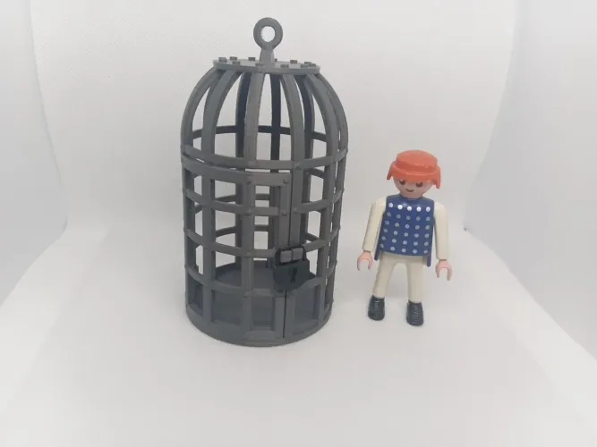Playmobil pirata/inglês/medieval - Gaiola masmorra 3D