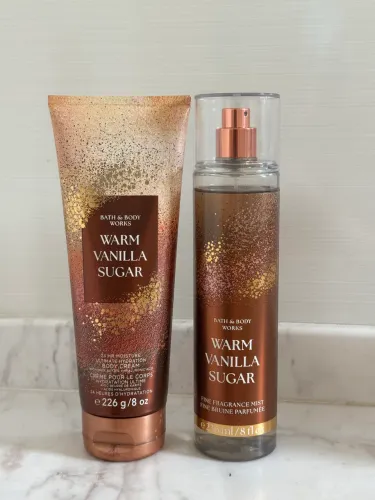Kit bath & body works warm vanilla sugar