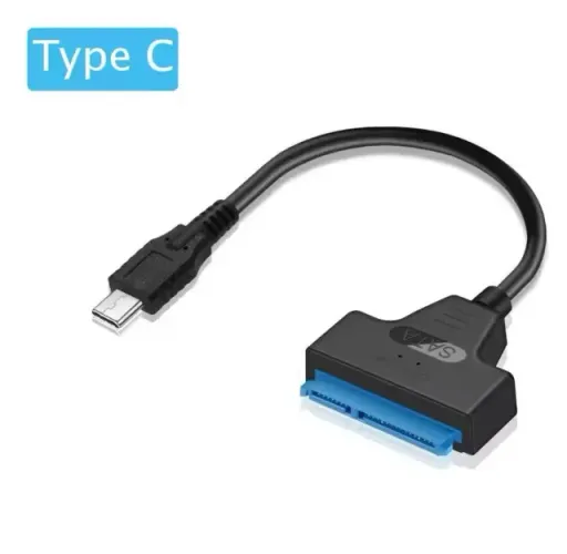 Cabo Adaptador Leitor Sata Usb-C para HD, SSD de Notebook (99995.9905 zap)