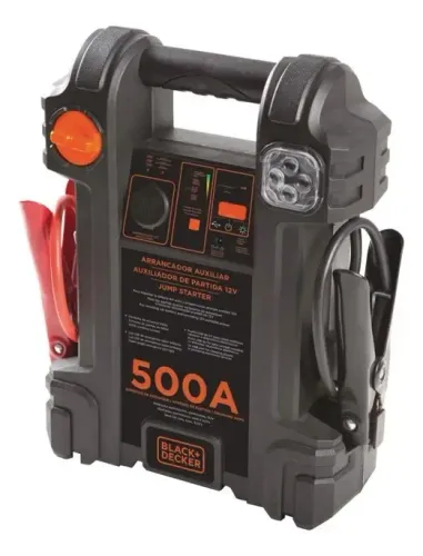 Auxiliar de Parte de 500Ah Portátil Black Decker JS500S 12V