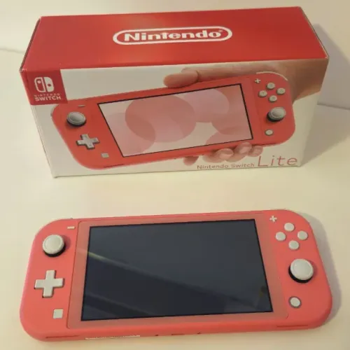 Nintendo Switch Lite c/ opcional de 512GB Na caixa Semi-novo Colecionador com Capa Grátis
