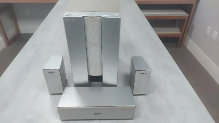 Caixas de Som para Home Theater Sony Com Subwoofer Amplificado Semi Novo