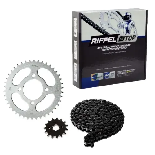 Kit Relação Riffel com Retentor Honda Cg Titan Fan 125 2009