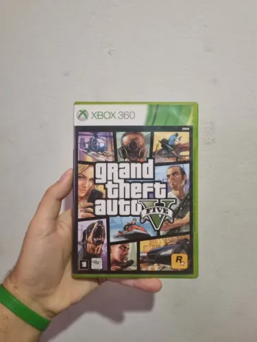 GTA 5 (Grand theft auto V) - XBOX 360 - Mídia Física (ORIGINAL) - MAPA IMPRESSO GIGANTE