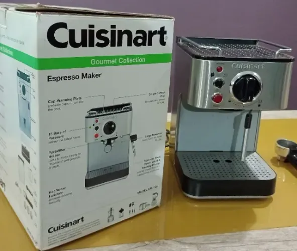 Cafeteira Importada Expresso Cuisinart Aço Inox Profissional Robusta Café Gourmet