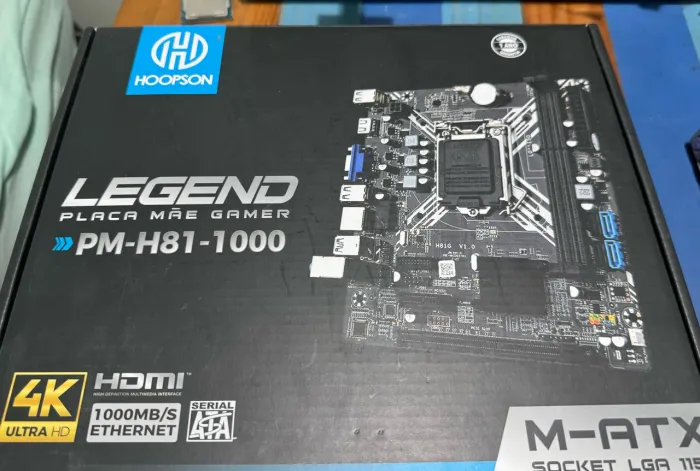 Placa Mãe Gamer LEGEND PM-H81-1000 4k Ultra HD