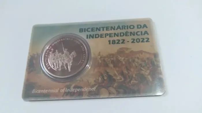 Moeda bicentenário da independência