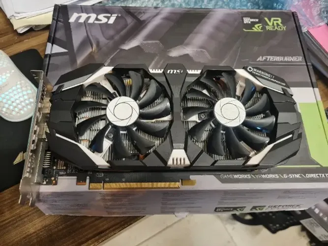 Placa de Vídeo Geforce GTX 1060 6Gb Com algum problema