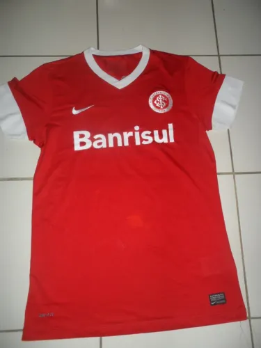 Camisa Internacional 2012 Nike titular baby look feminina tamanho M