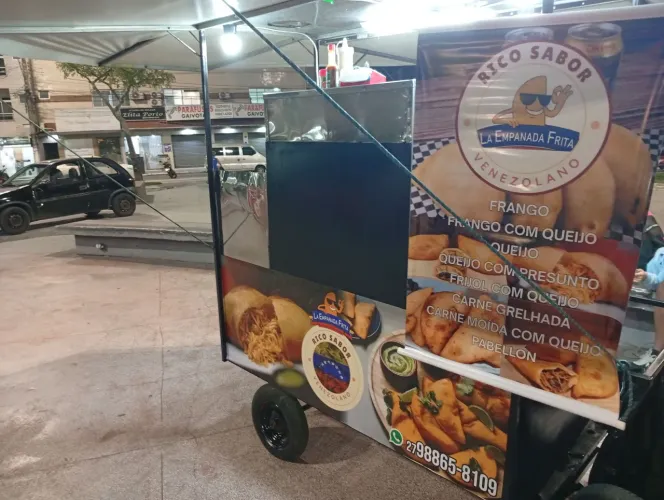 Carrinho para pastel o churrasco