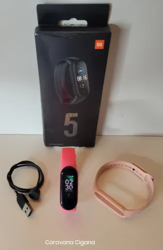 Smartband Xiaomi Mi Smart Band 5 - Relógio Pulseira de Monitor de Sono e Treino