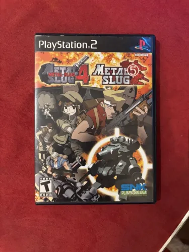 Jogo metal slug 4e5 ps2 original