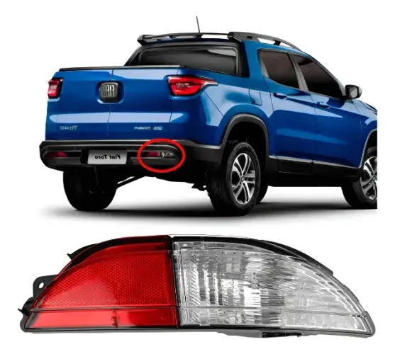 Lanterna Luz Ré Parachoque Fiat Toro 2020 2021 2022