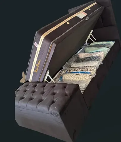cama box com garantia de fabrica 