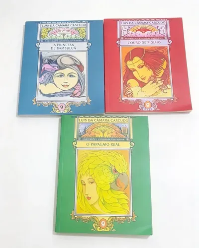 Kits 3 livros Infantil Luis da Câmera cascudo