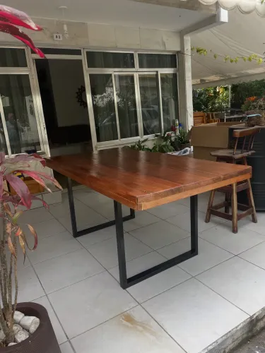 Mesa rústica