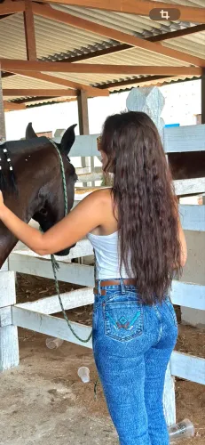 Cabelo Vietnã, Mega Hair 60cm Castanho