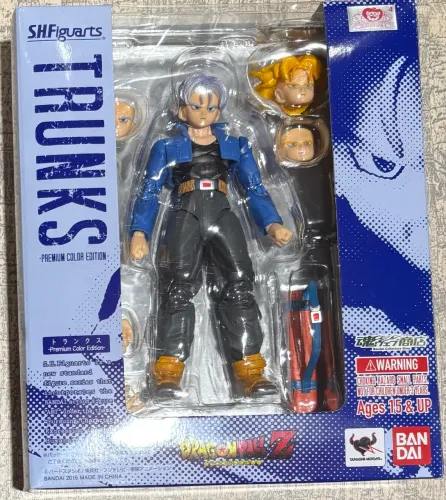 Sh Figuarts Bandai Trunks Premium Color Edition - Original com caixa parda