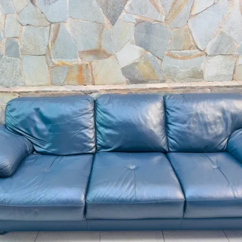 PRA VENDER HOJE - Sofa de couro em otimo estado