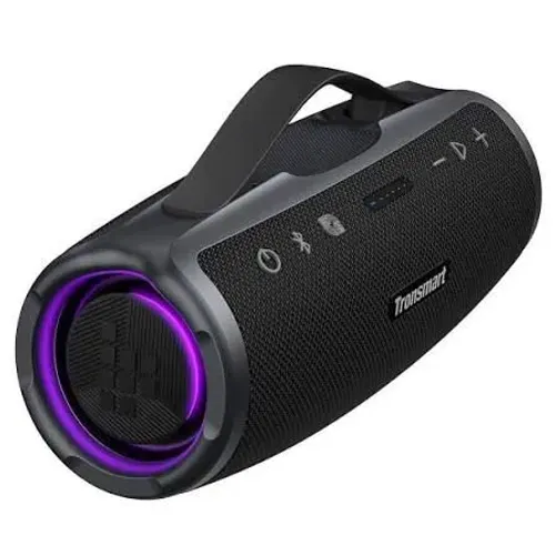 Caixa de som Tronsmart Mirtune S100, graves intensos de 50 W 20H, impermeável IPX7,