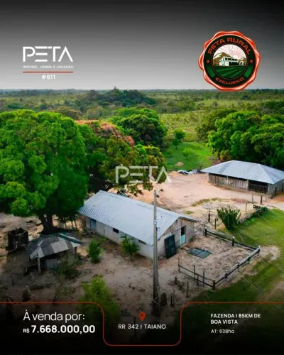 Fazenda à Venda, Área Rural de Boa Vista - Boa Vista
