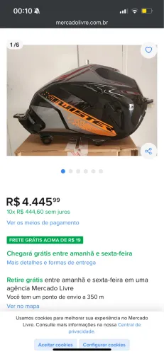 Vende-se peças de cb twister 250/ 2020