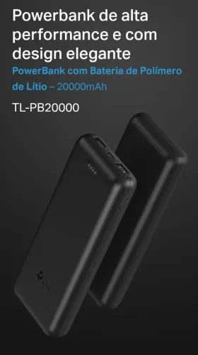 Carregador portátil (power bank) TP-Link TL-PB20000.