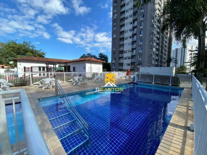 Apartamento na Estrada dos Bandeirantes, 2 quartos e condominio com total infraestrutura