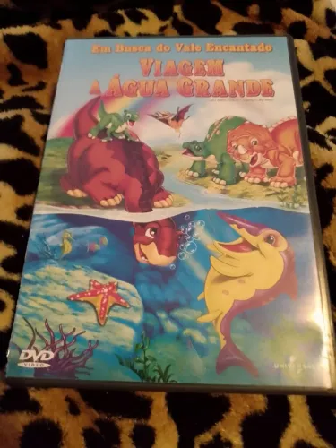Dvd Em Busca do Vale Encantado,Viagem a Água Grande.
