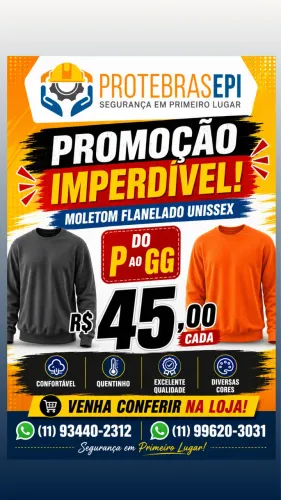Moletom quentinho 