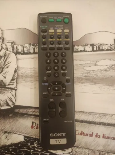 Controle Remoto Sony RM-Y137A Original - TV Trinitron Tubo Anos 90