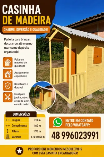 Casinha de jardim